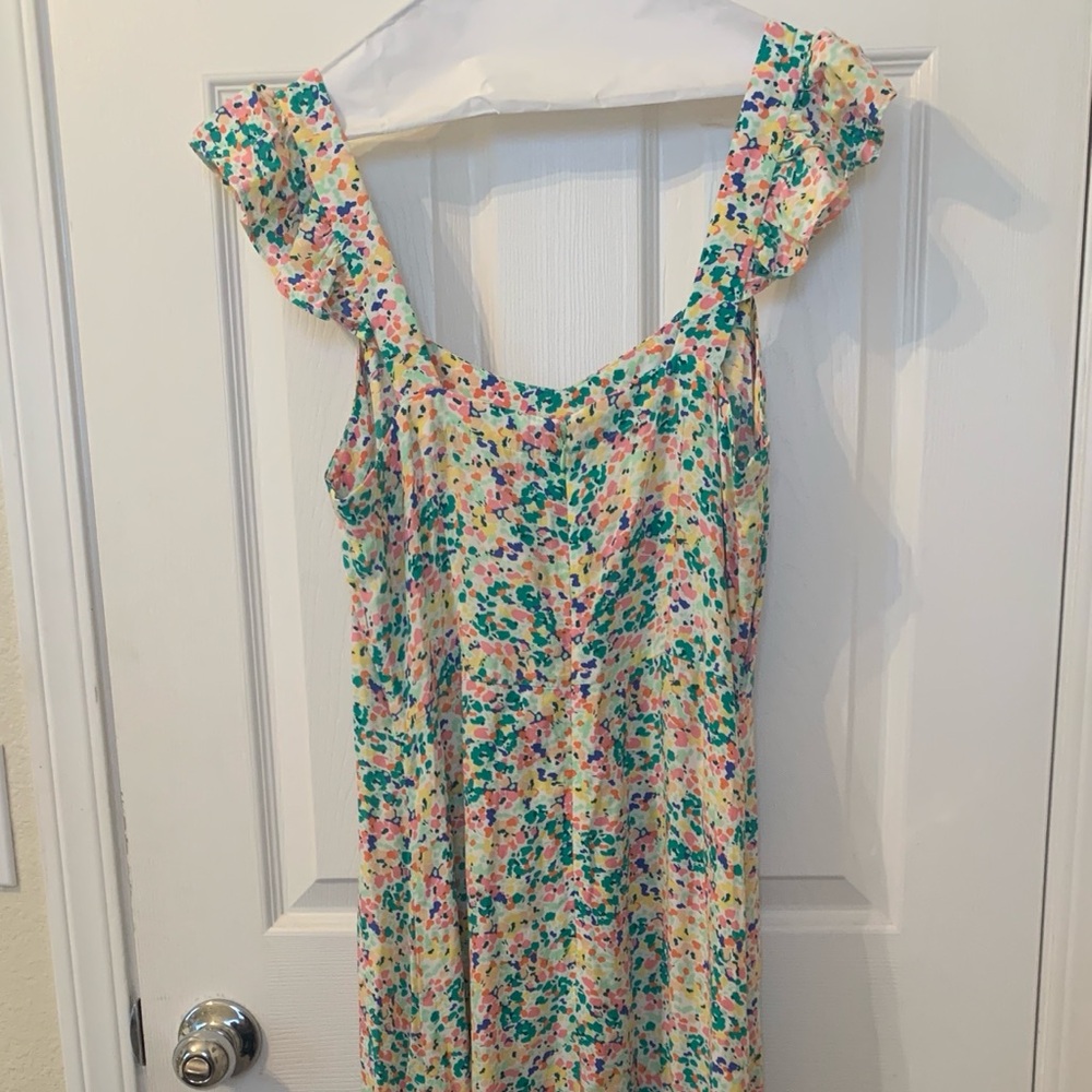 LOFT Multicolor Floral Dress